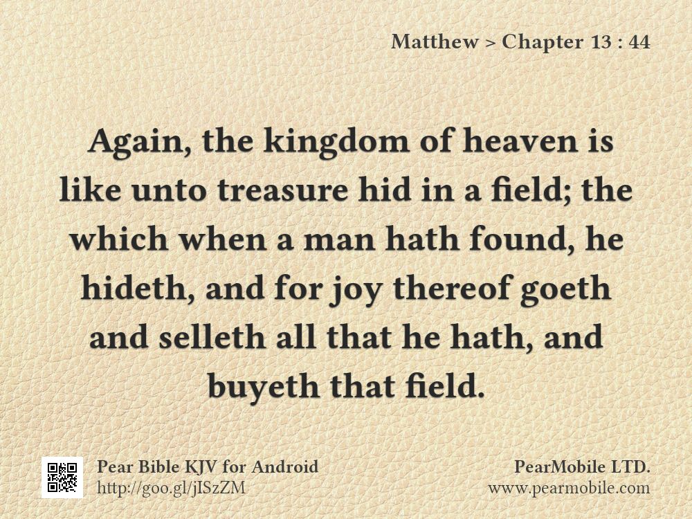 Matthew, Chapter 13:44